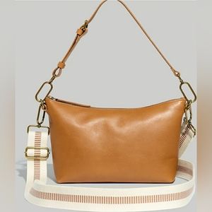 Madewell The Leather Carabiner Crossbody Sling Bag NI969 nwt
